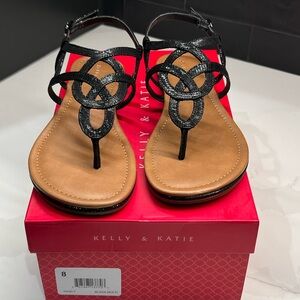 Kelly & Katie Black Women’t Size 8 sandals.